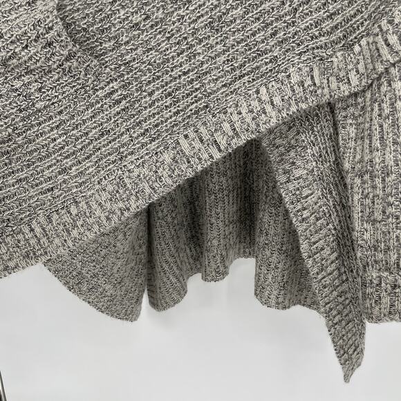 RD Style Knit Sweater Pullover Hoodie Grey Black Cozy Soft Women’s Size M Boho - Picture 5 of 6